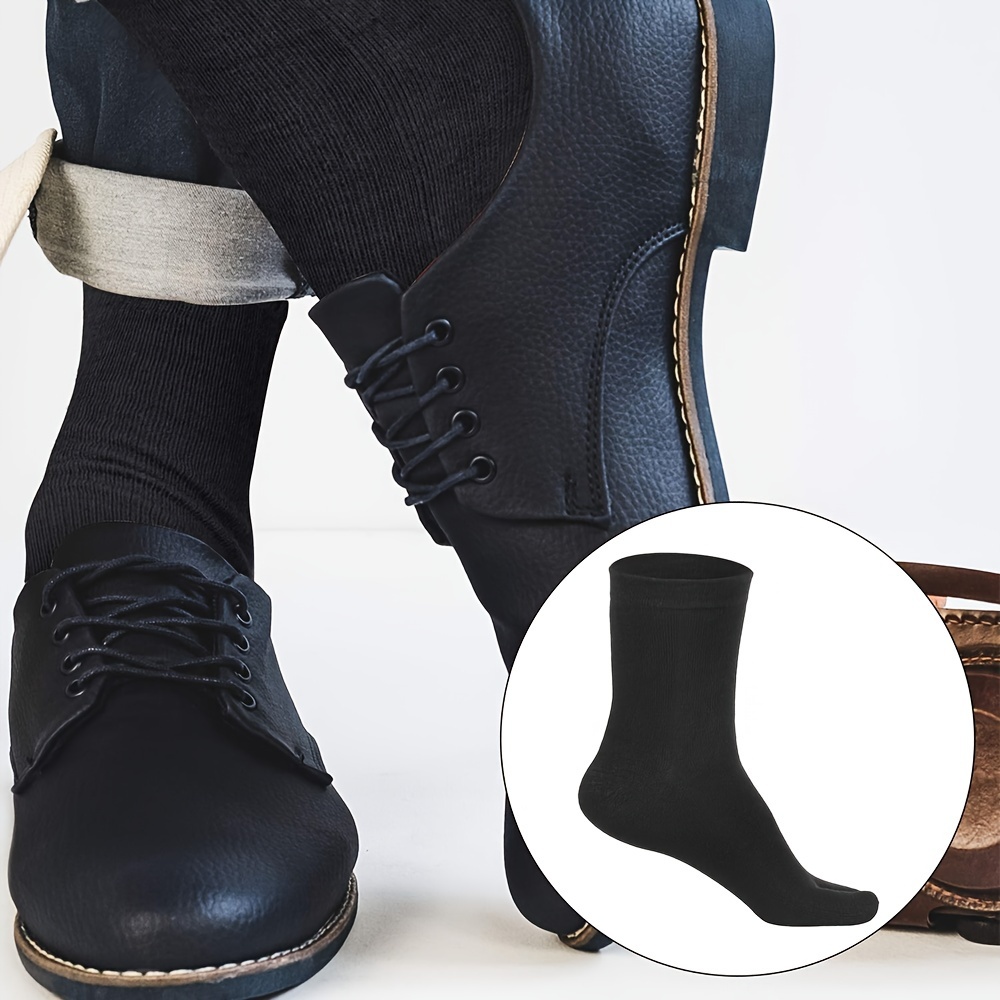 6 pares de calcetines suaves negros para mujer