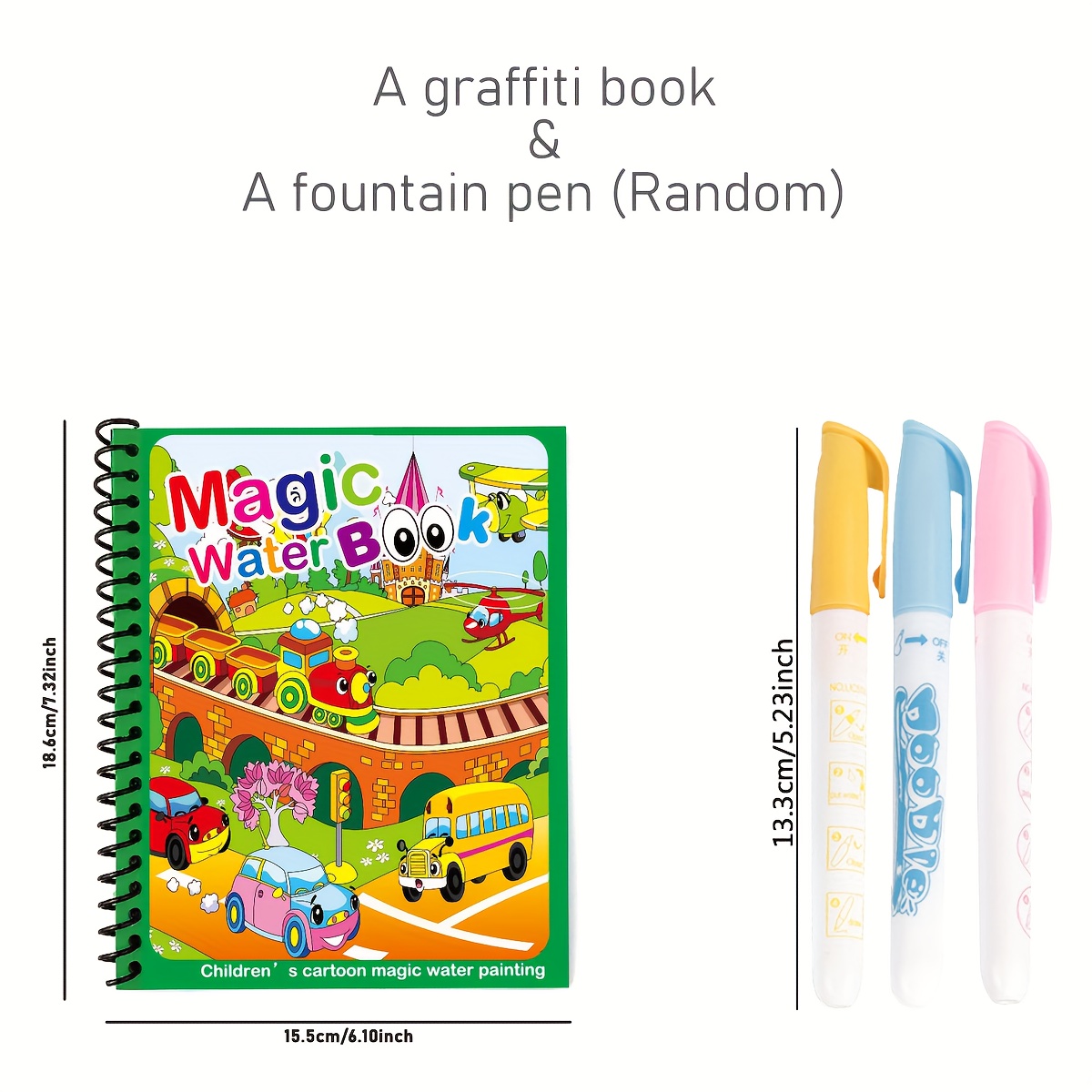 Magic Book Drawing Water Children  Reusable Water Coloring Book - Children  Magic - Aliexpress