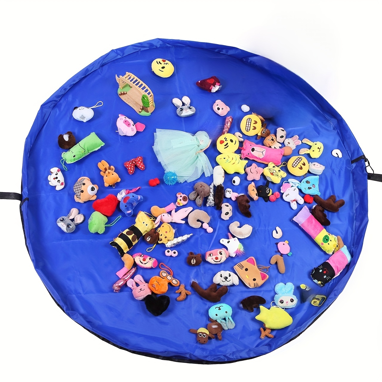 Tapis de jeu de sac de rangement de jouet d'enfants portatifs pour