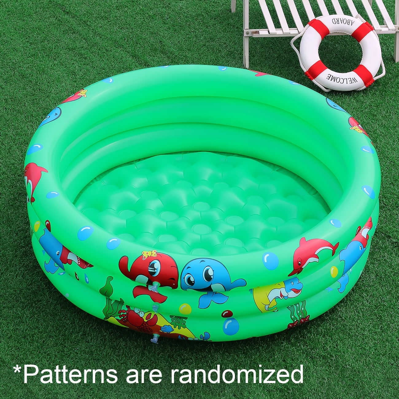 Inflatable Swimming Pool, Flower Shaped Kiddie Pool, Baby Bathtub Basin,  Summer Beach Party Decorations For Kids