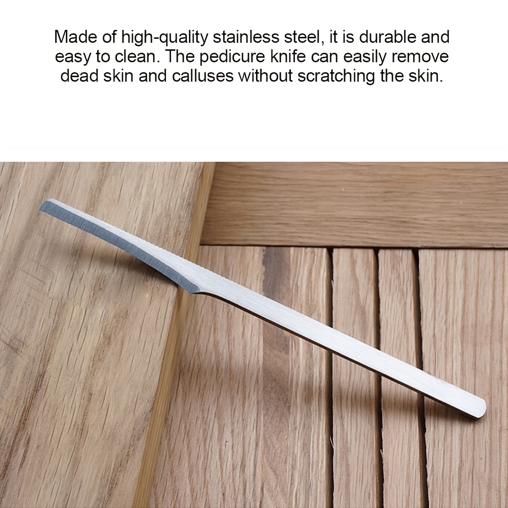 Stainless Steel Pedicure Scrapers for Dead Skin Removal