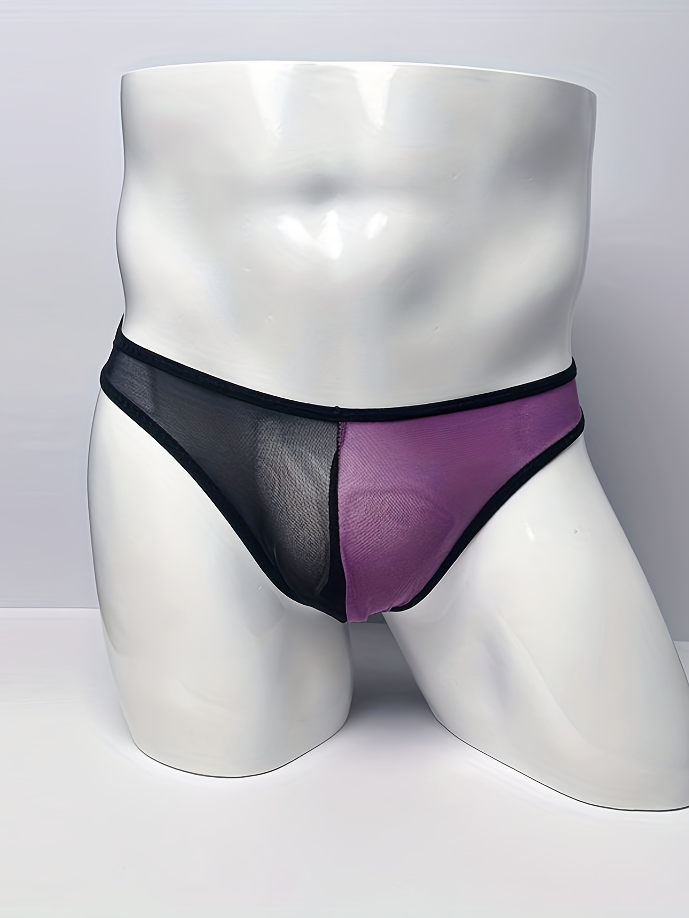 Men's Sexy Mesh U shaped G string Thongs Low Underwear - Temu Canada