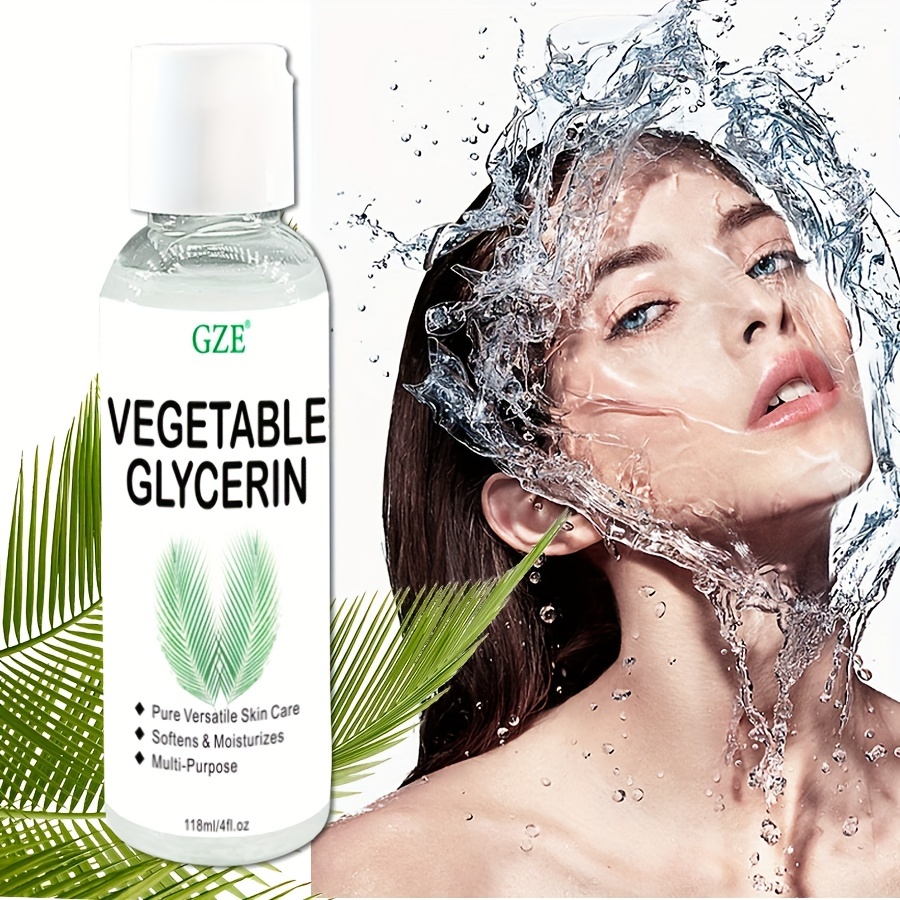 Glicerina vegetal, Humectante calmante, Todo tipo de piel`` 237 ml