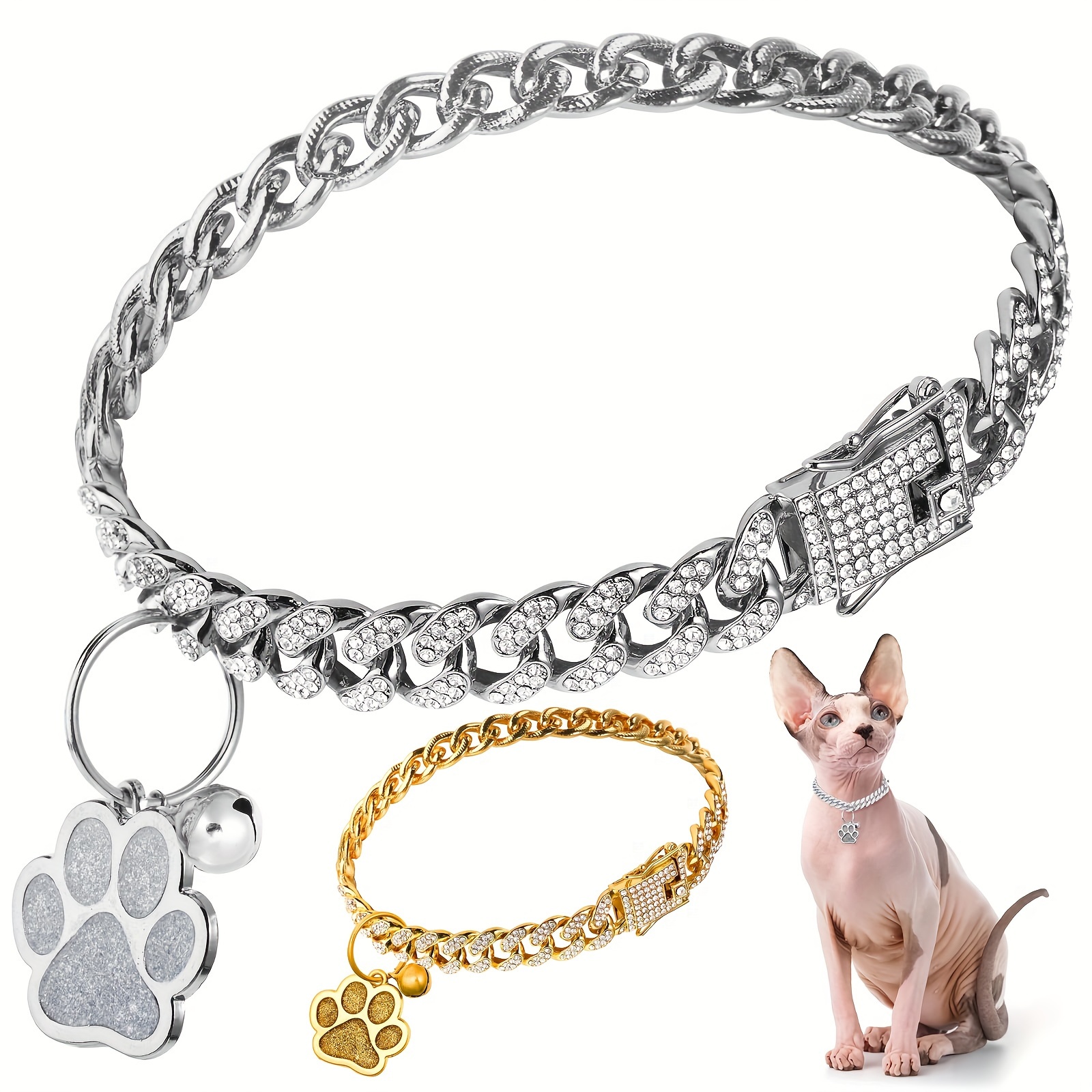 Colgante de gato de plata, collar de gato, plata de ley, hecho a mano,  joyería de gatito, regalos para los amantes de los gatos, gatitos, gatitos,  joyería animal -  México