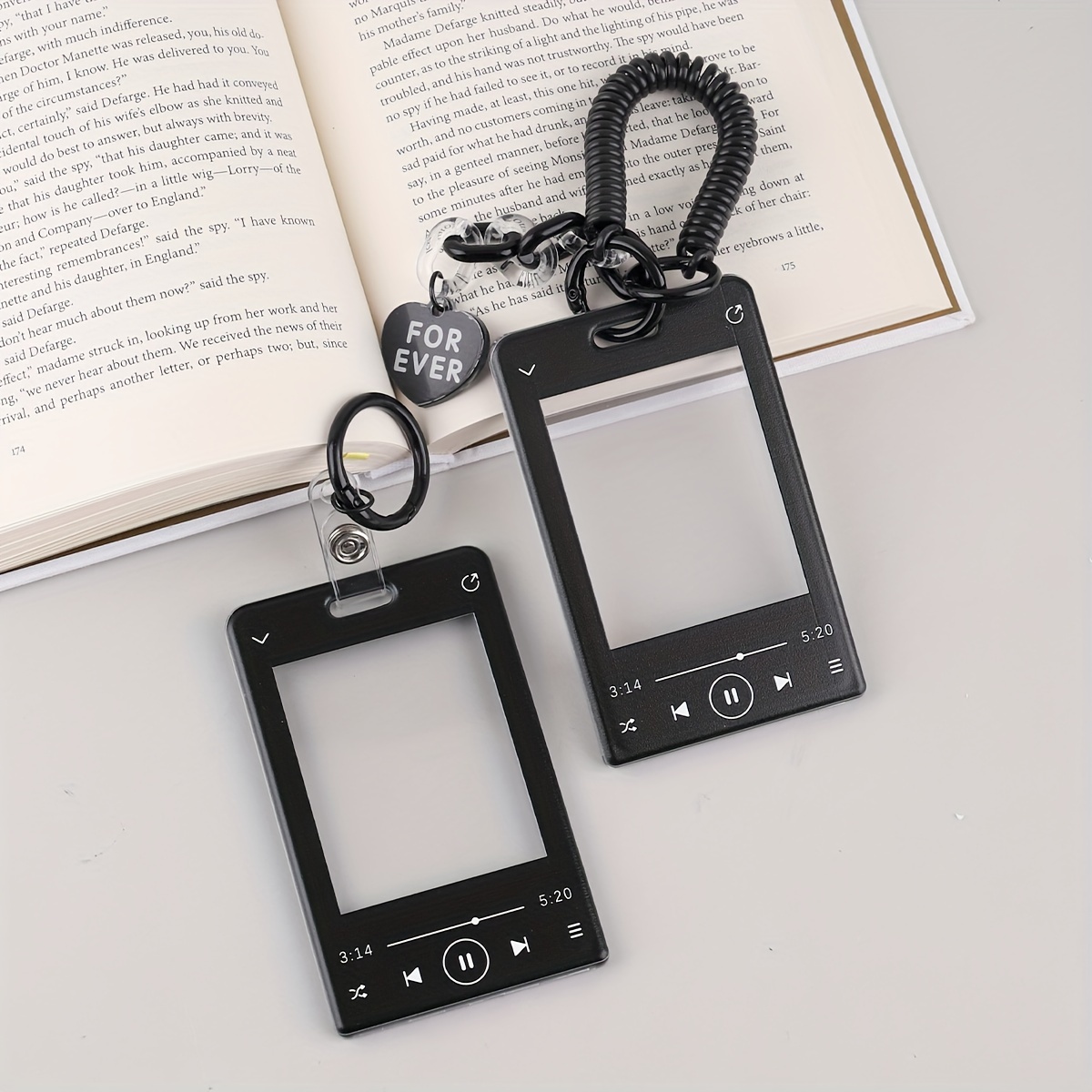 

1pc Creative Bus Card Holder Student Meal Card Polaroid Ins Photo Protective Card Case Work Id Game Card Protective Case