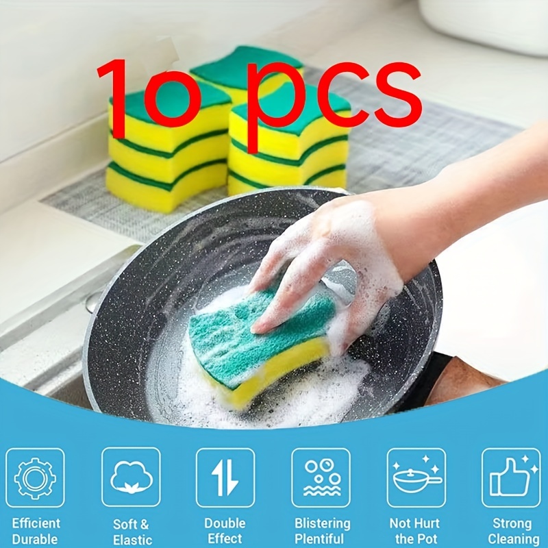 Kitchen Cleaning Sponges Eco Non-Scratch for Dish Scrub Sponges
