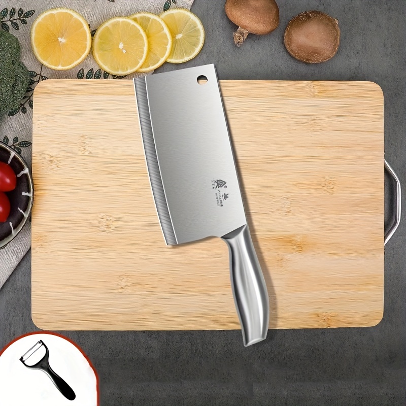 Knife Kitchen Kitchen Knife Serving Board Set Full Set Stainless Steel  Slicing Bone Cutter Fruit Kitchen Knife Combination Household R9195 For  Hotel/commercial - Temu