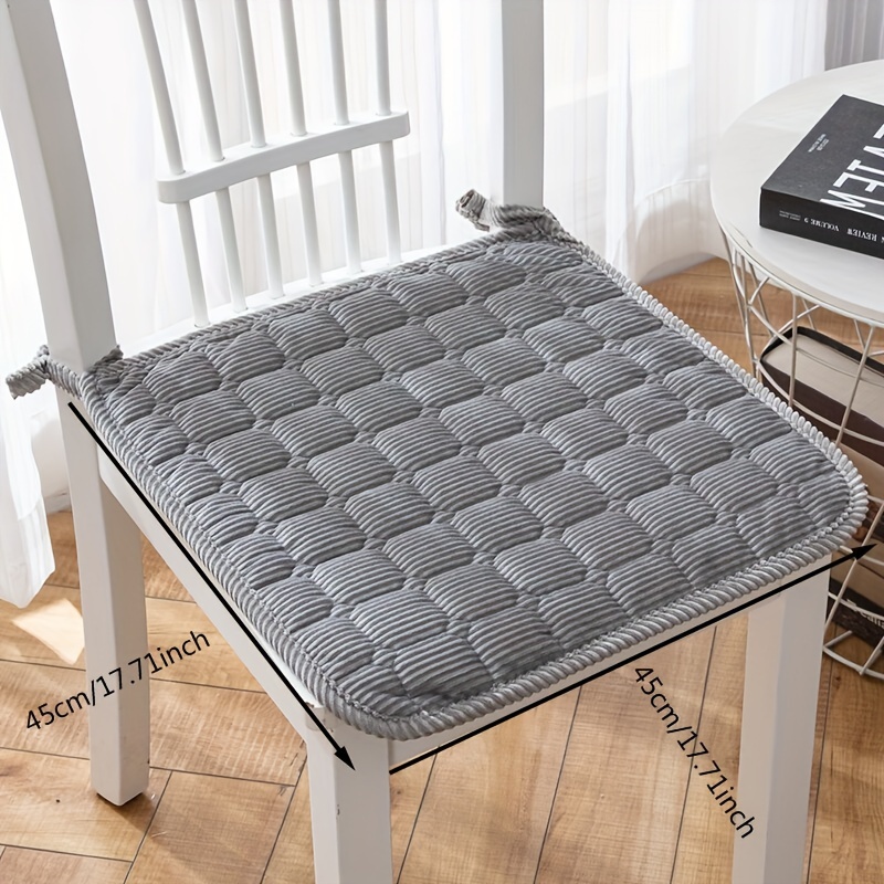 Comfy Cushion Chair Pad Thick Chair Cushion with Tie Soft Seat Cushion  Non-Slip Pad Pillow for Office Chair Or Car Seat