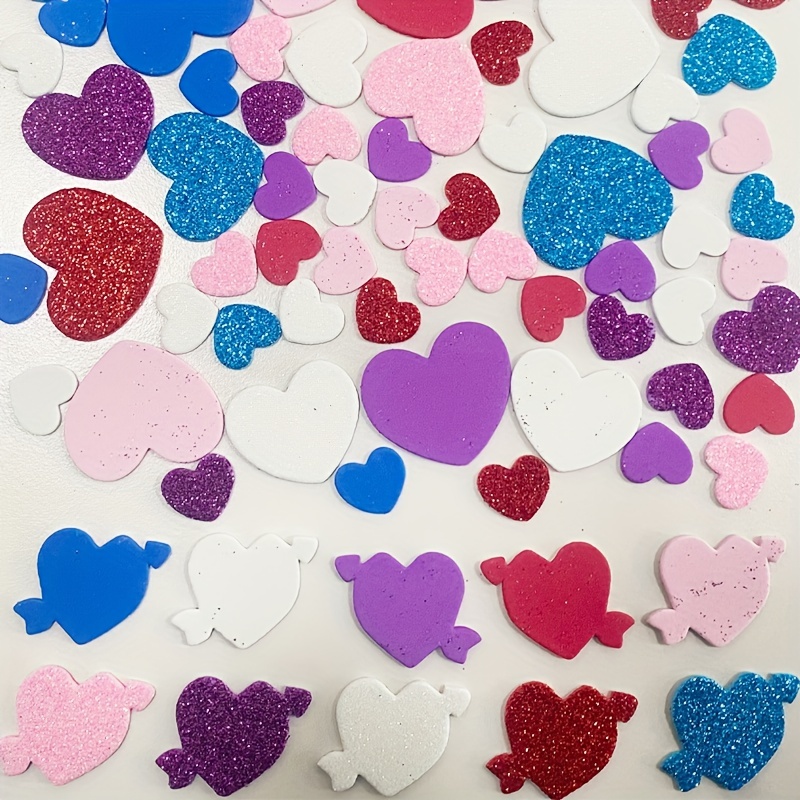 Heart stickers self adhesive foam Hearts - Temu