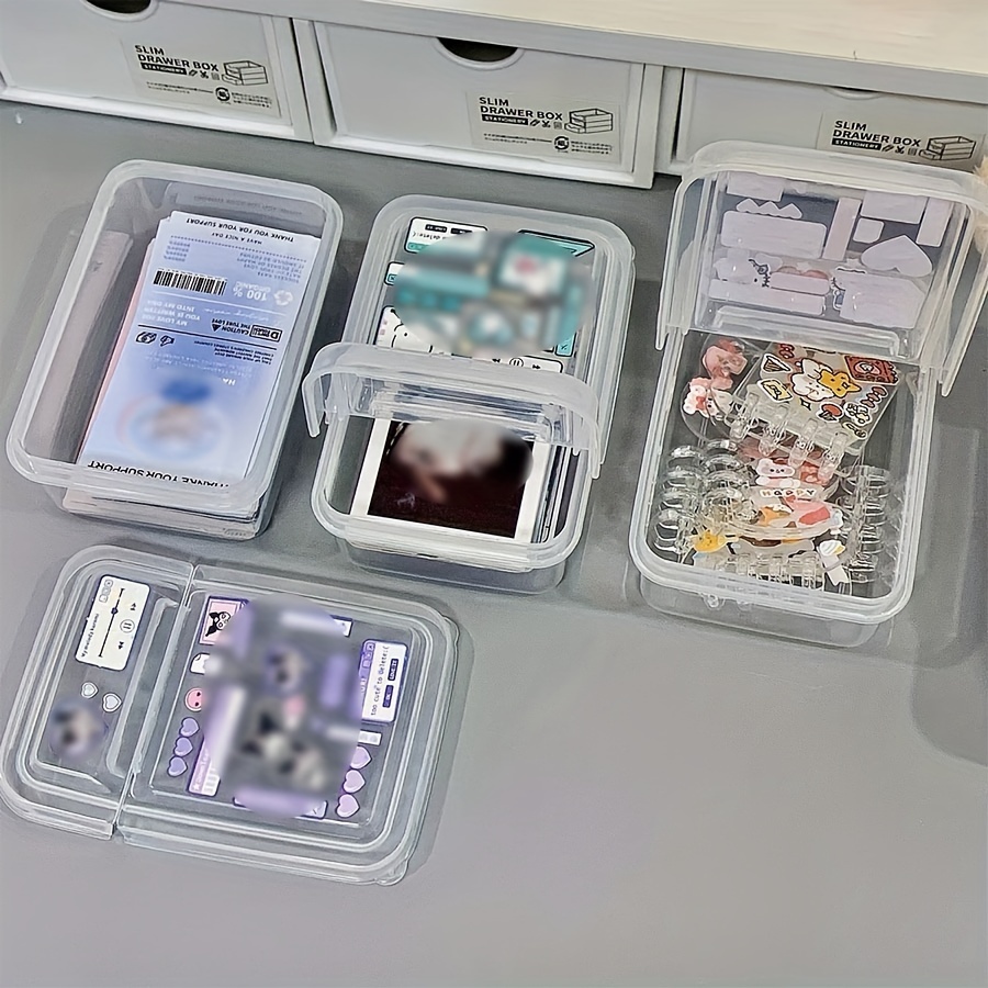 

0.3l/0.5l Abs Flip Transparent Storage Box