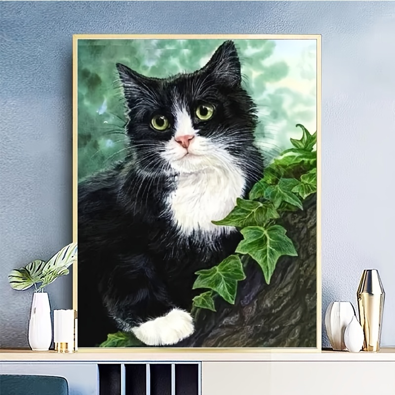 Cat Sweet Cute Diy Diamond Painting Kit Cartoon Handmade - Temu