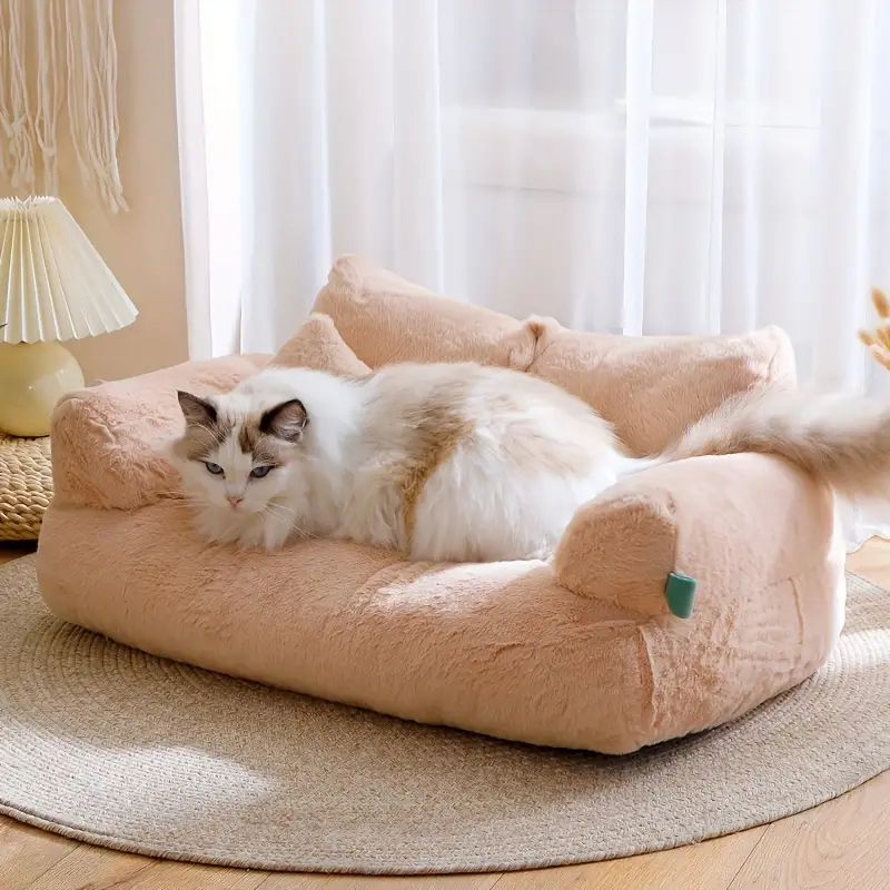 Pet Couch Bed Soft Comfortable Cat Sofa