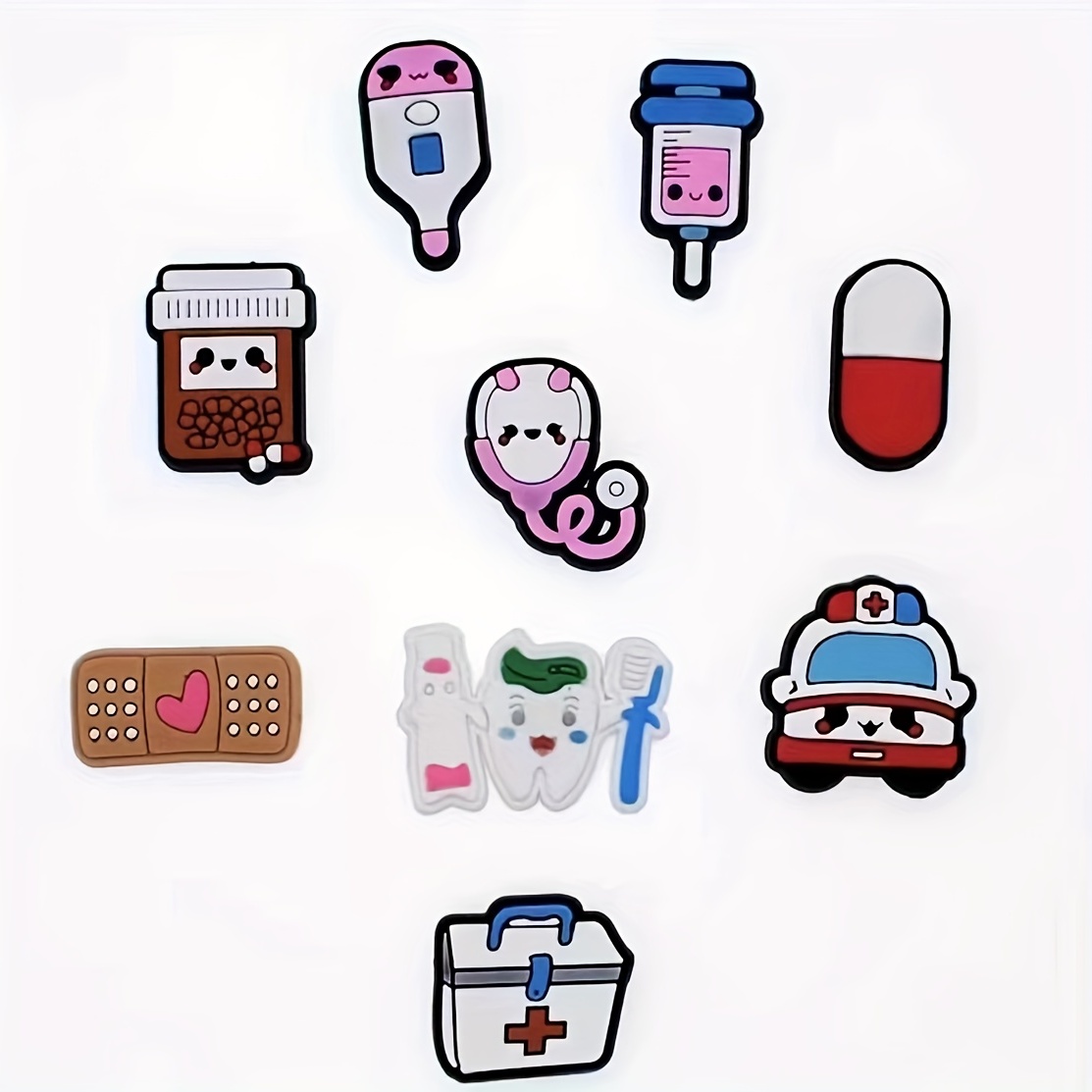 Series Kawaii Cartoon Shoes Charms For Clogs - Temu