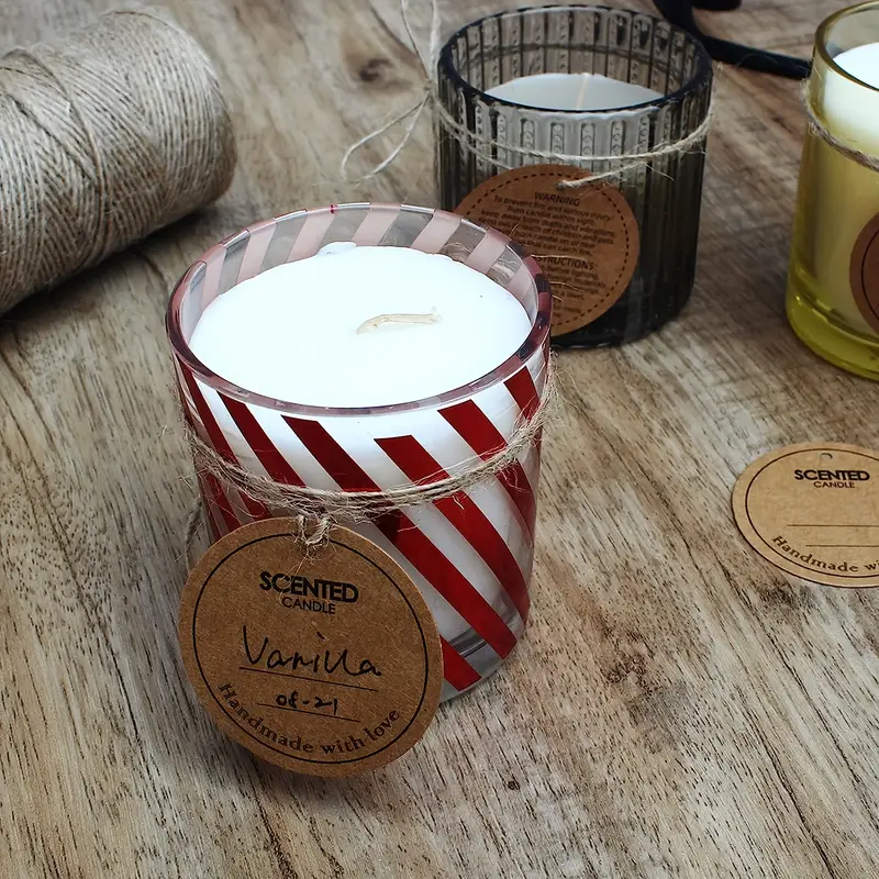Candle Hang Tags Diameter Handmade With Love Scented Candle - Temu
