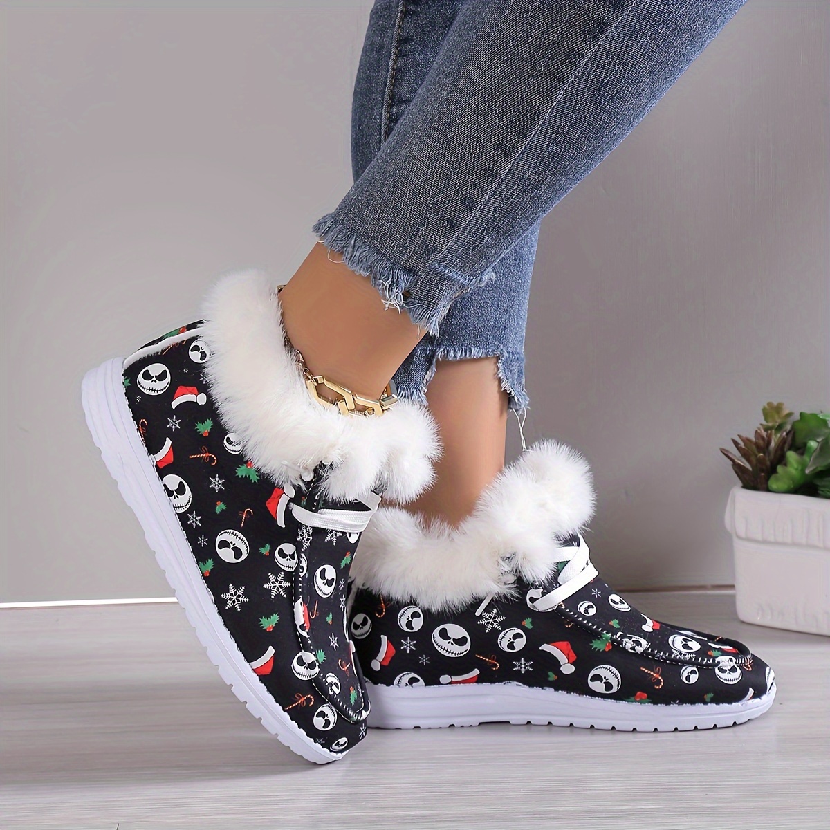 Women's Cartoon Print Knitted Sneakers, Slip On Shock Absorption Flat  Sporty Shoes, Lightweight Low-top Casual Shoes - Temu Bahrain