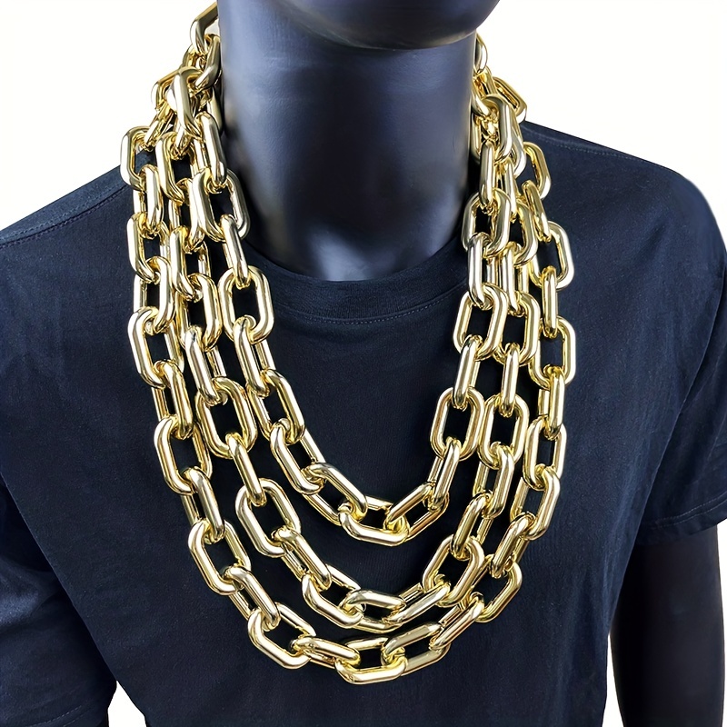 Big fake gold on sale chains for sale