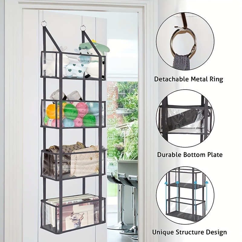 4 Hook Wall Cabinet Organizer