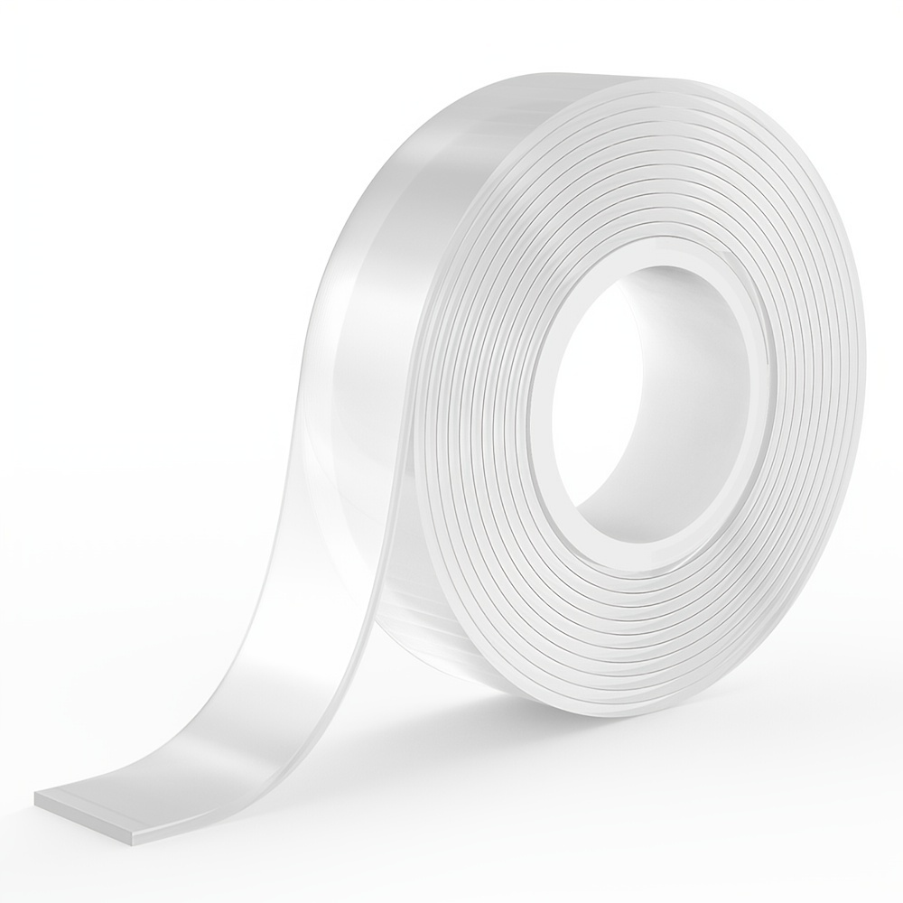 Double Sided Tape Heavy Duty, 9.85 ft Length x 1.18 inch Width, Multipurpose Removable Mounting, Adhesive Strips Strong Sticky Wall,Washable and