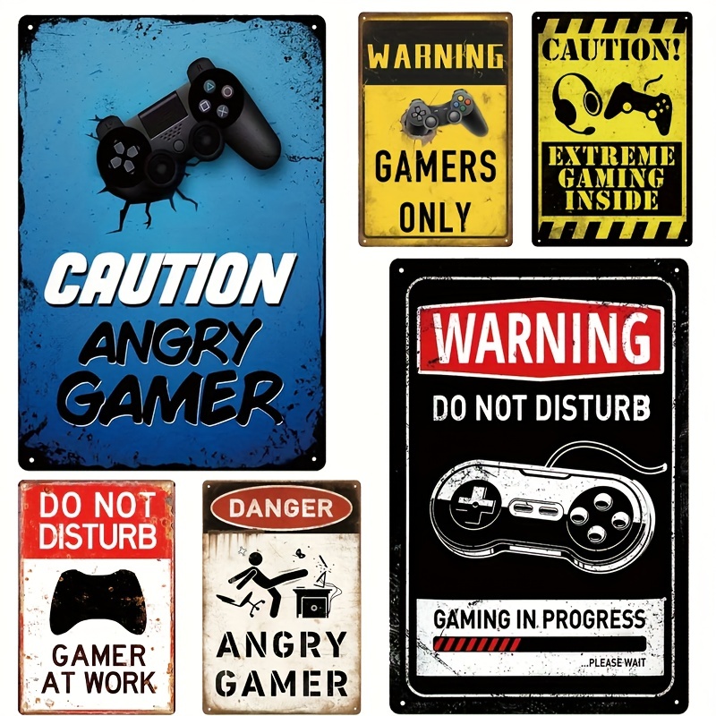 Inspirational Quotes Signs For Gamers - Purple Fonts Acrylic Posters With  Wooden Stand - Perfect Birthday Gifts For Game Lovers - Home Room Desktop  Decor - Temu