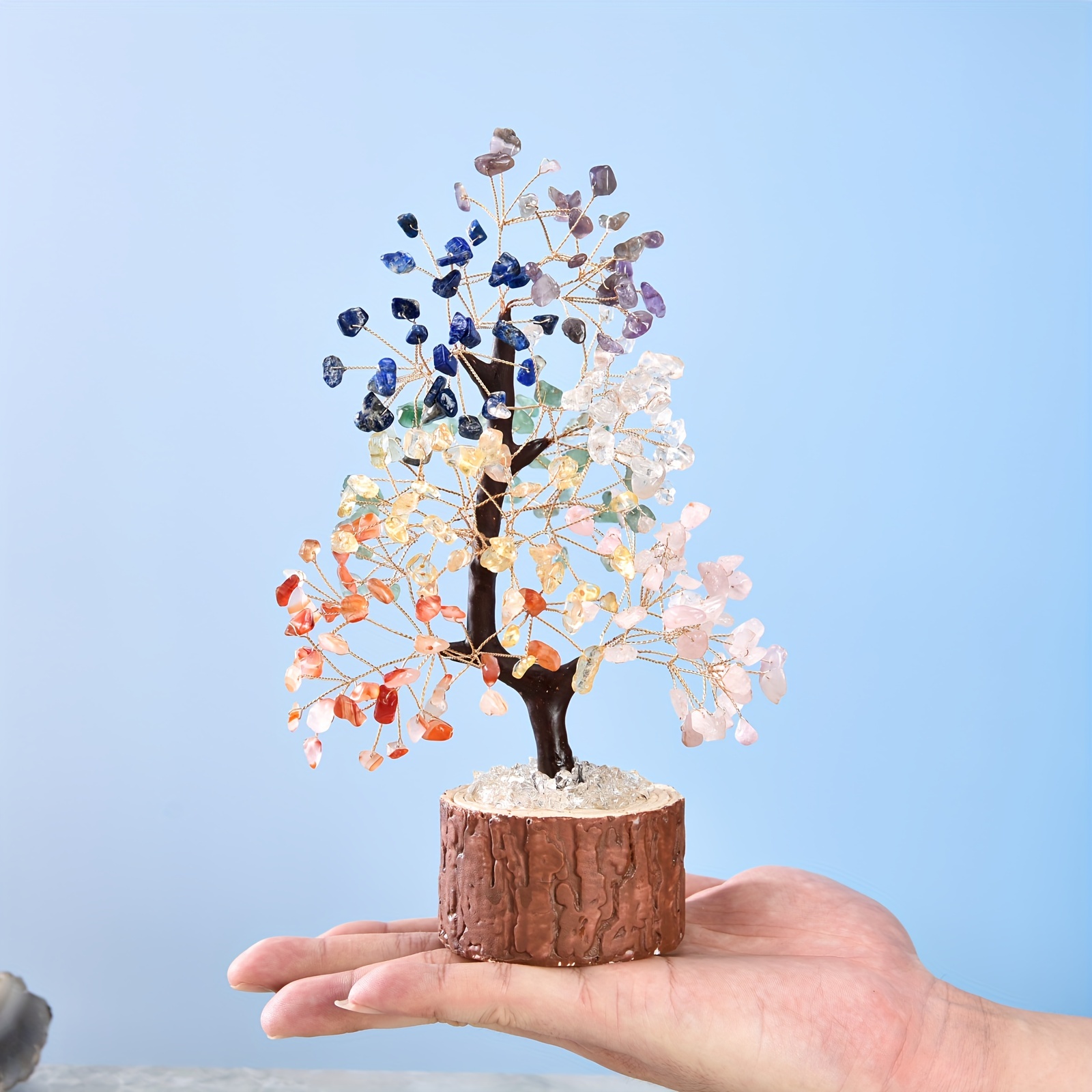 Arbre de vie en cristal d'améthyste – Arbre de vie fait à la main, arbre de  vie chakra, arbre en cristal de guérison, décoration d'arbre Feng Shui,  décorations en cristal, bonsaï d'arbre