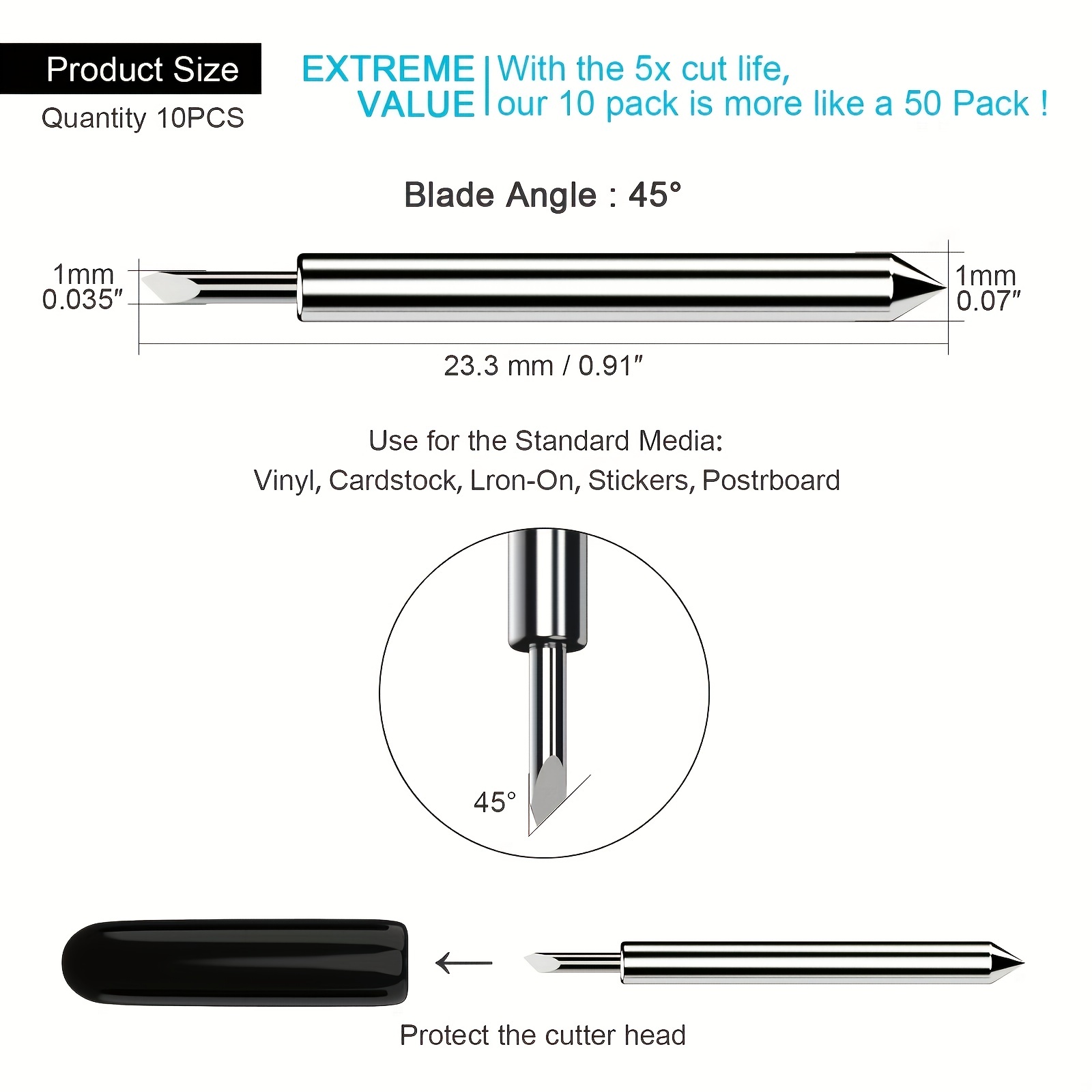 Premium Fine Point Blade compatible With Cricut Explore Air - Temu
