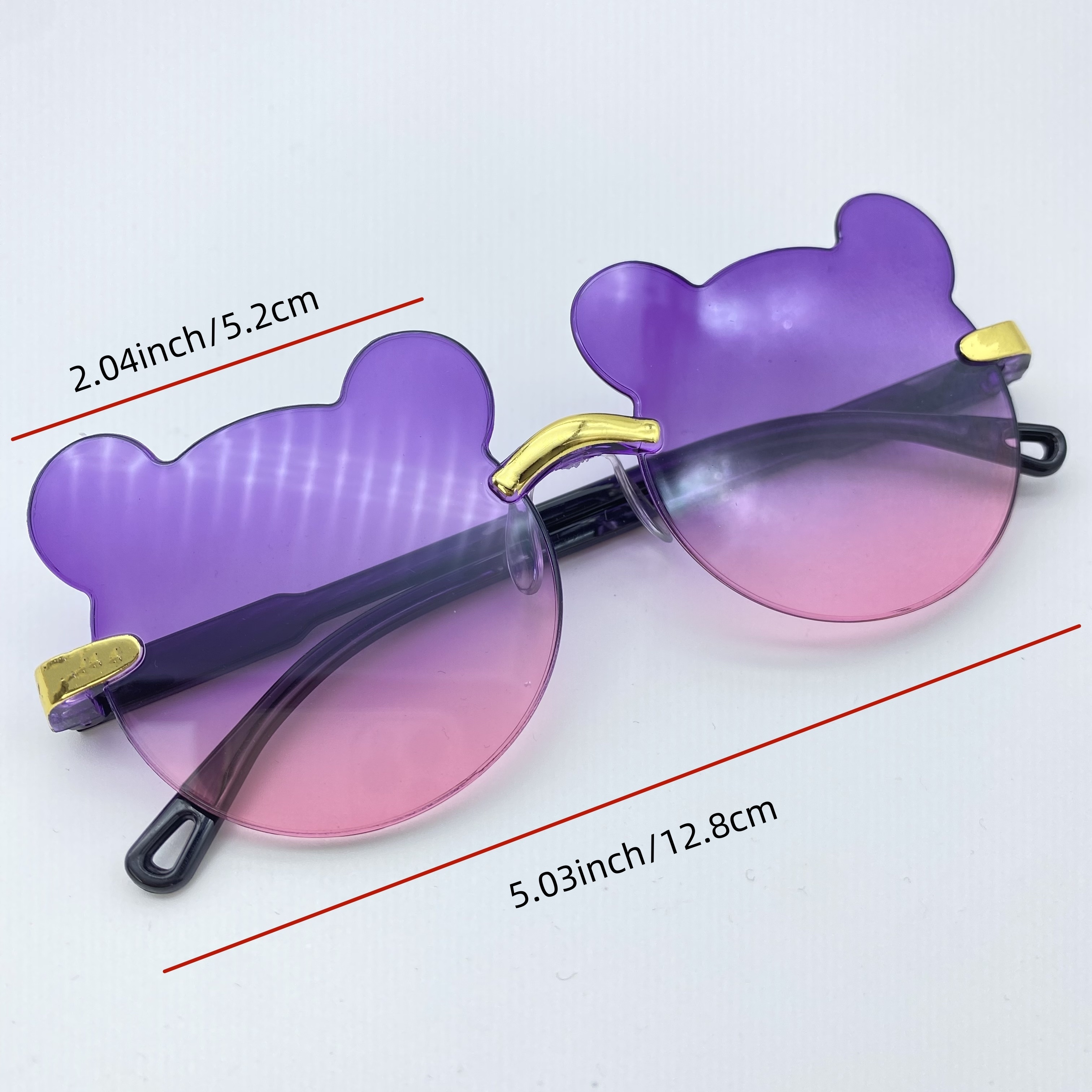 1pc Children's Bear Sunglasses Sunscreen Glasses – Par Masters