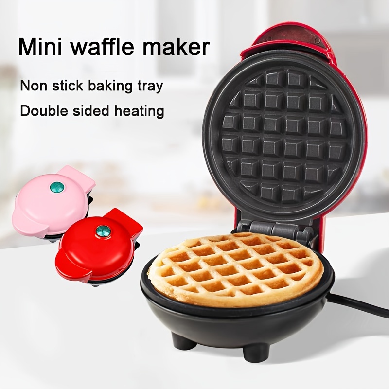 Mini Waffle Maker Non Stick Baking Pan Pancake Heating Breakfast Making  Machine