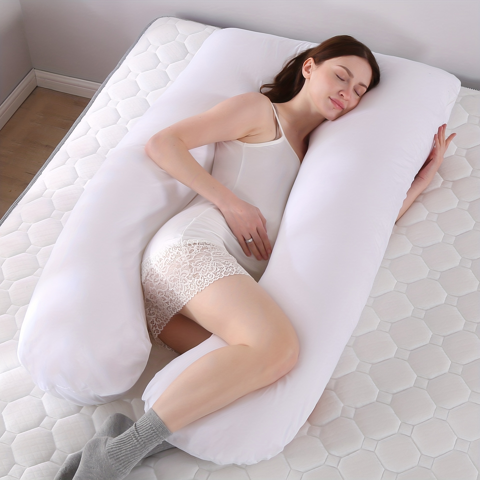 3d Waist Buckwheat Sleep Pillow Bed Back Pillow Pregnant - Temu