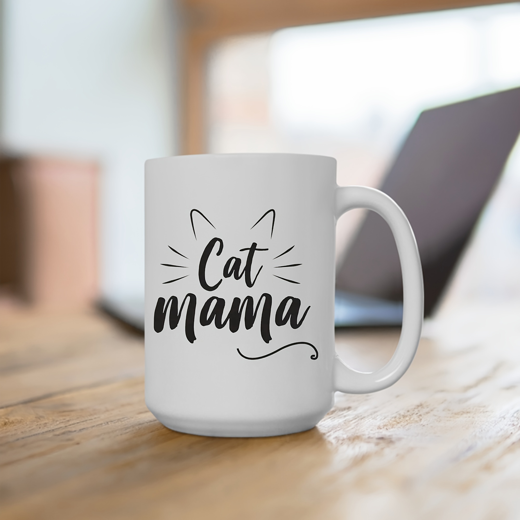 Cat Mama Funny Coffee Mug, Ceramic Unique Christmas Gift Idea For Cat  Lovers, Perfect Birthday Gifts For Women, Cat Mom Cup, Drinkware - Temu