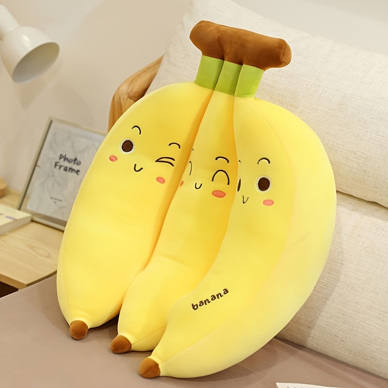 Cute Fruit Banana Throw Pillow Long Strip Pillow Rag Doll Super Soft Bed Plush  Toy Kids Doll - China Toys and Plush Toy price