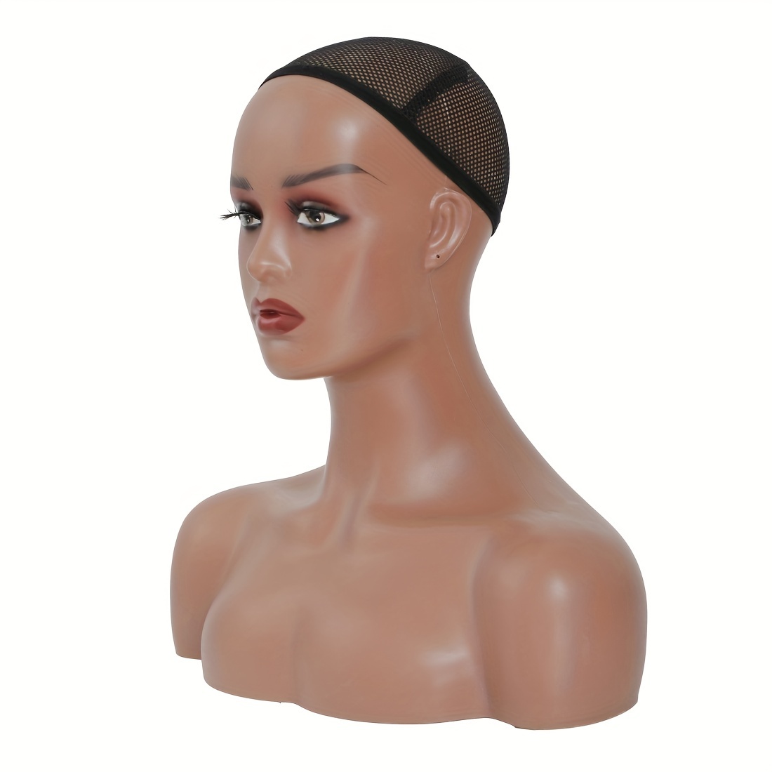 Mane Concept 18 Female Life Size Mannequin Head for Wigs, Hats, Jewelry  Display