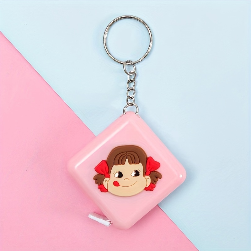 Cartoon Mini Portable Tape Measure.mini Keychain Small Tape