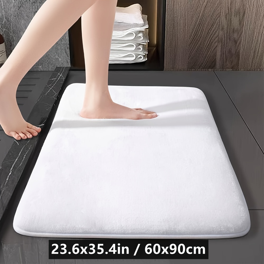 Memory Foam Absorbent Bath Mats Non Slip Bathroom Rugs - Temu