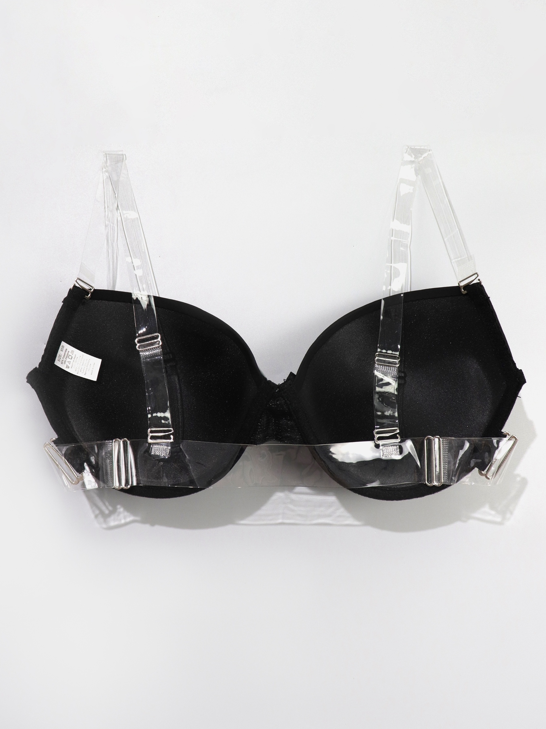 Cheap Women Invisible Bra Transparent Strap Underwear Push Up Padded  Lingerie 70B 75B 80 B Cup