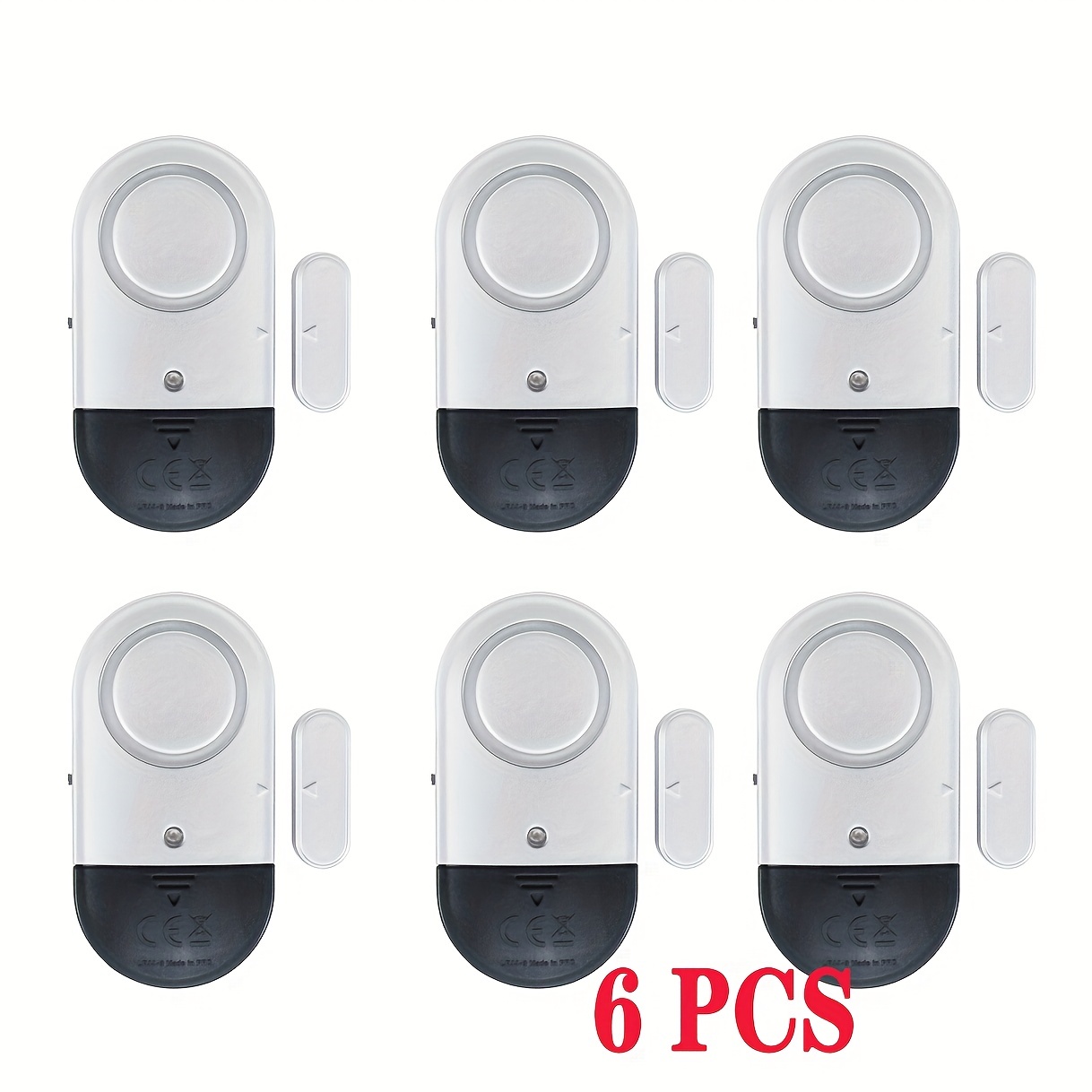 Pack 4 mini alarmas de apertura para puertas y ventanas