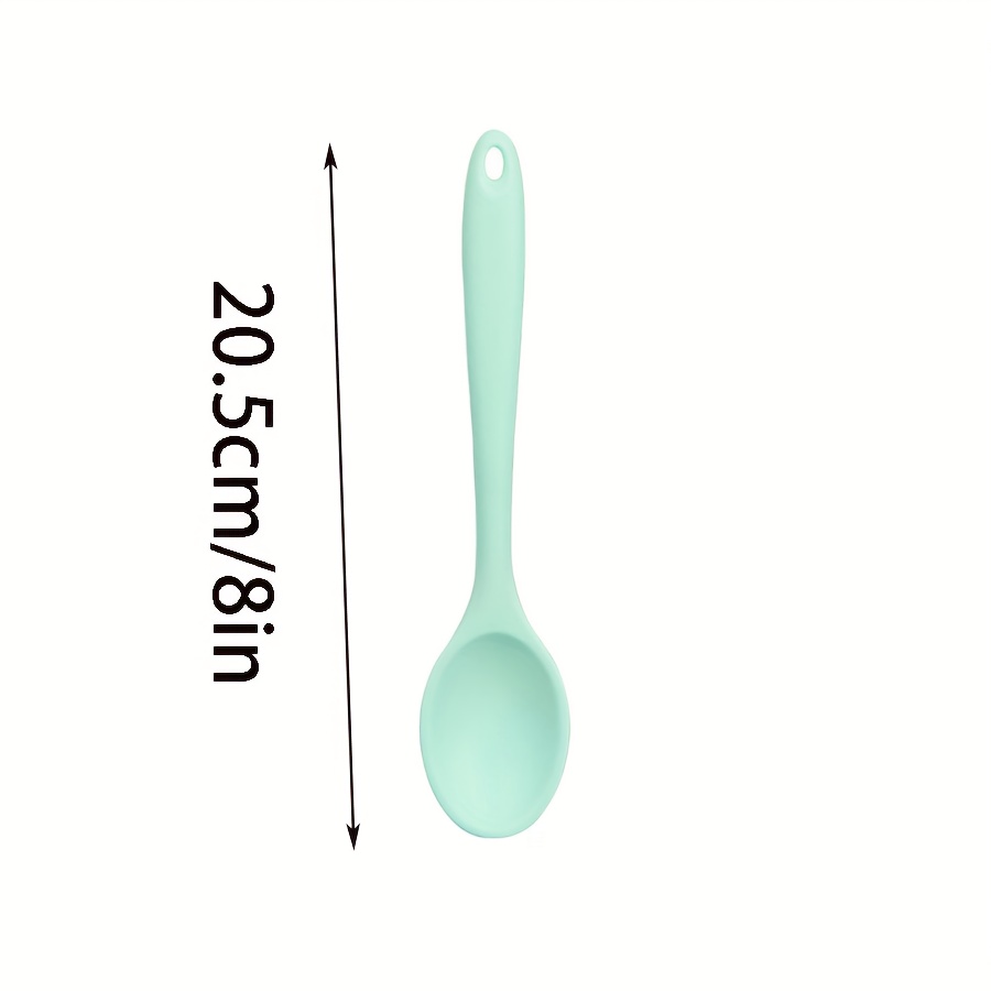 Spoon, Dinner Spoon, Coffee Spoon, Silicone Mixing Spoons, Silicone  Nonstick Spoon, Kitchen Cooking Spoon, Baking Serving Spoons, Utensil For  Kitchen Cooking Mixing Baking Serving And Stirring, Kitchen Stuff - Temu