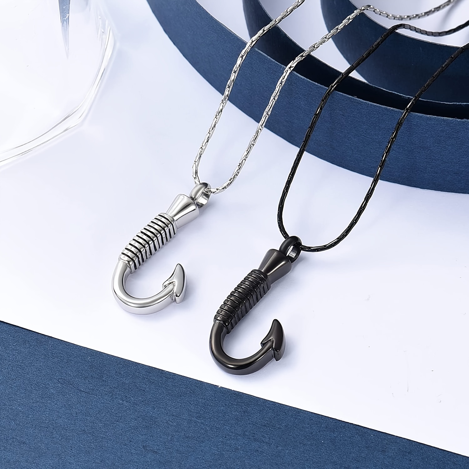 Cremation Jewelry Ashes Urn Memorial Necklace Fish Hook - Temu United Arab  Emirates