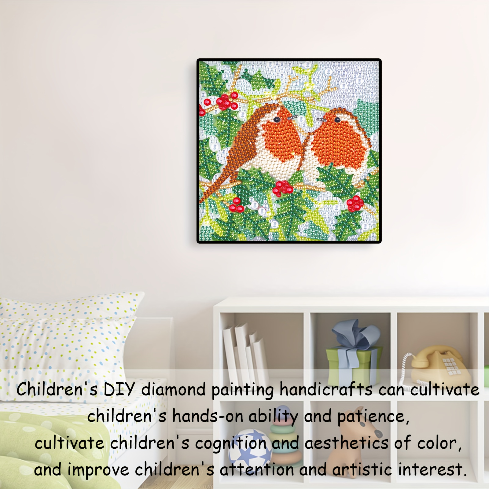  Diamond Painting Kits for Kids, 5D Cartoon Diamond Art