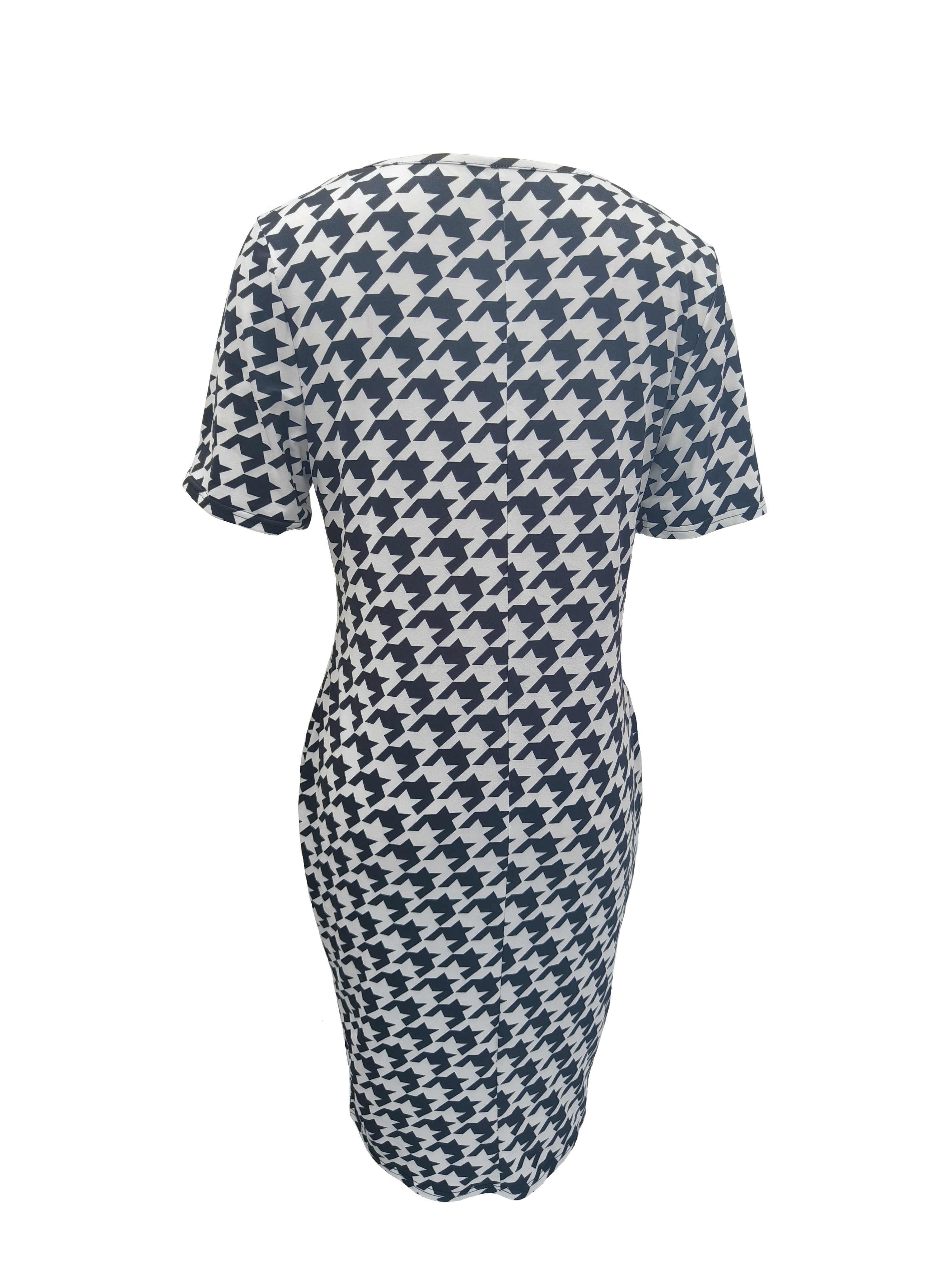 Houndstooth Party Dress