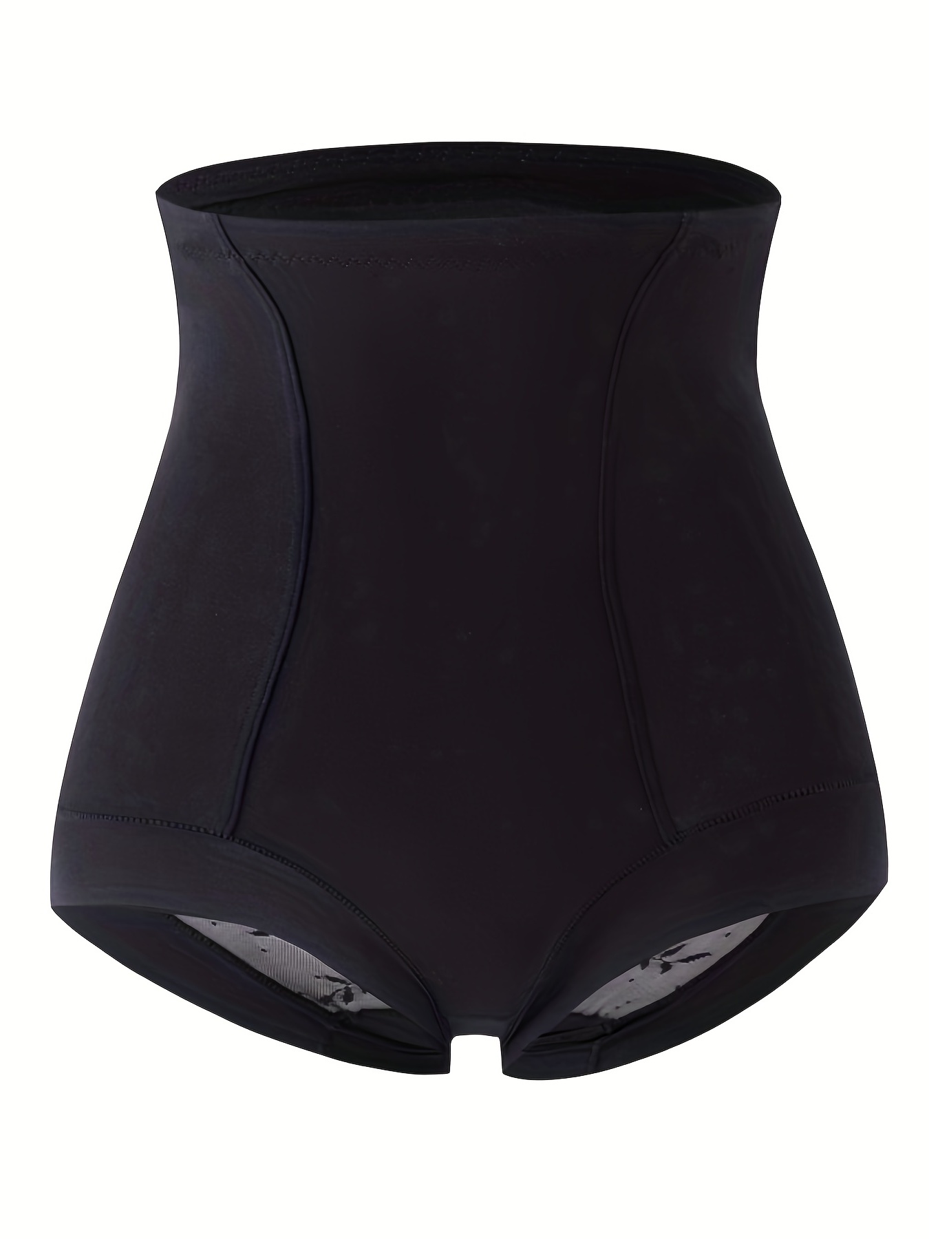 Braguita moldeadora de cintura alta con forma básica para mujer, negro,  lencería y ropa interior para mujer - Temu Spain