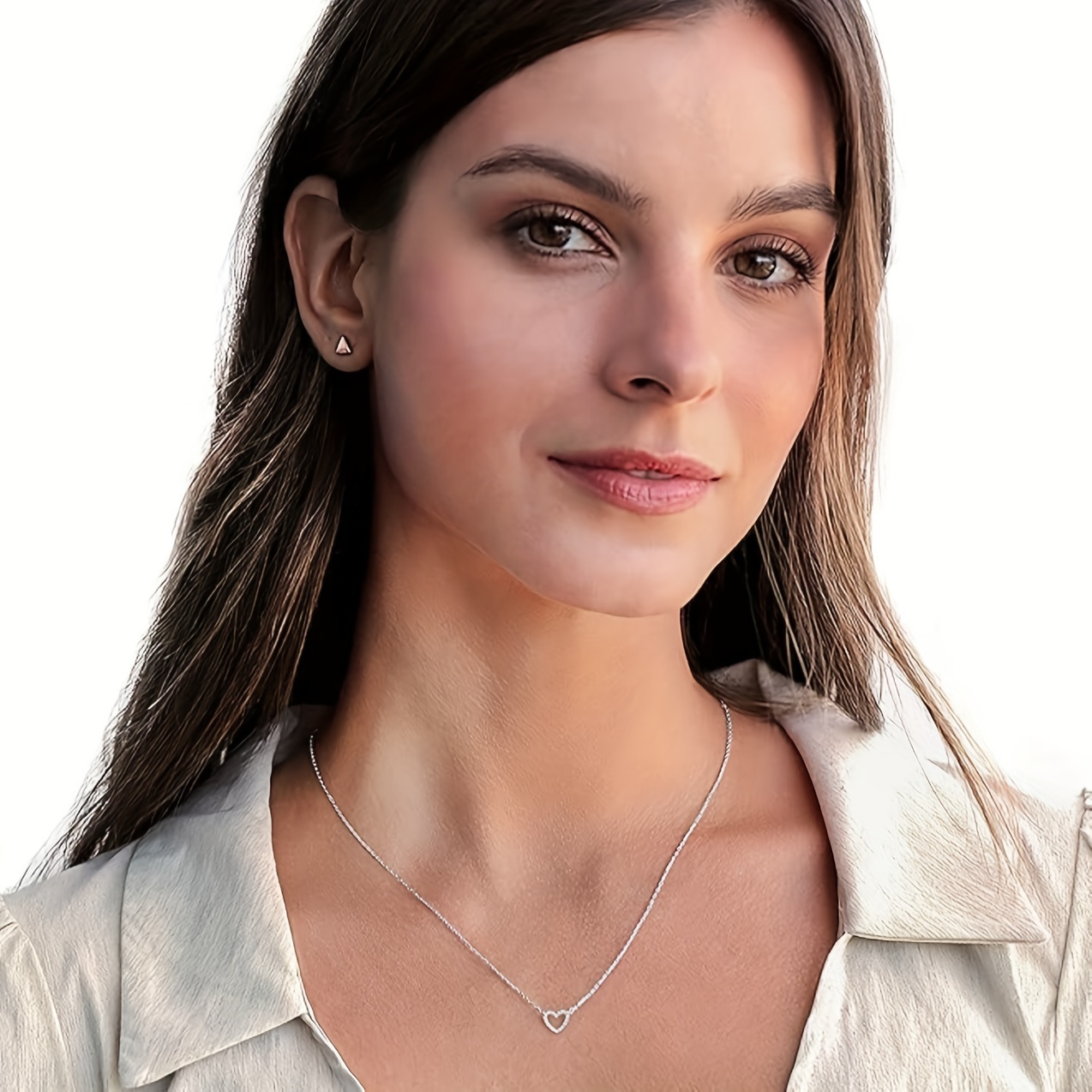 1 set real rose gift box with heart shaped exquisite necklace elegant versatile jewelry romantic creative birthday anniversary valentines day mothers day gifts for women details 8
