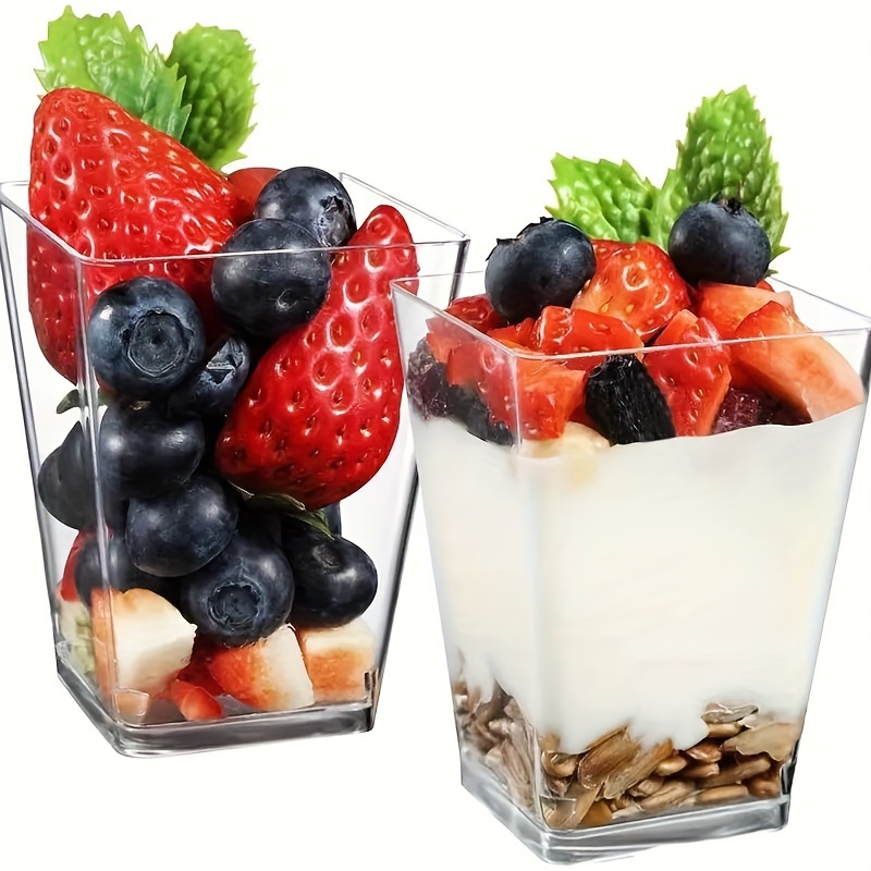 50/150pcs 150ml Vasos Postre Plástico Tapas Parfait / Vasos - Temu