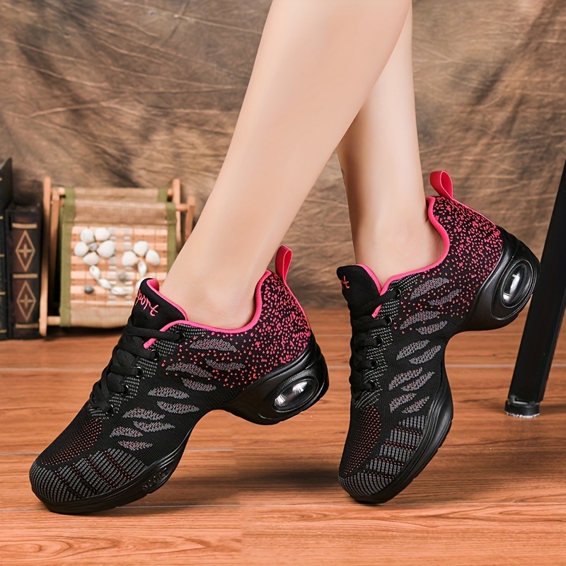Zapatos Baile Jazz Tejido Volador Mujer Zapatillas Deporte - Temu