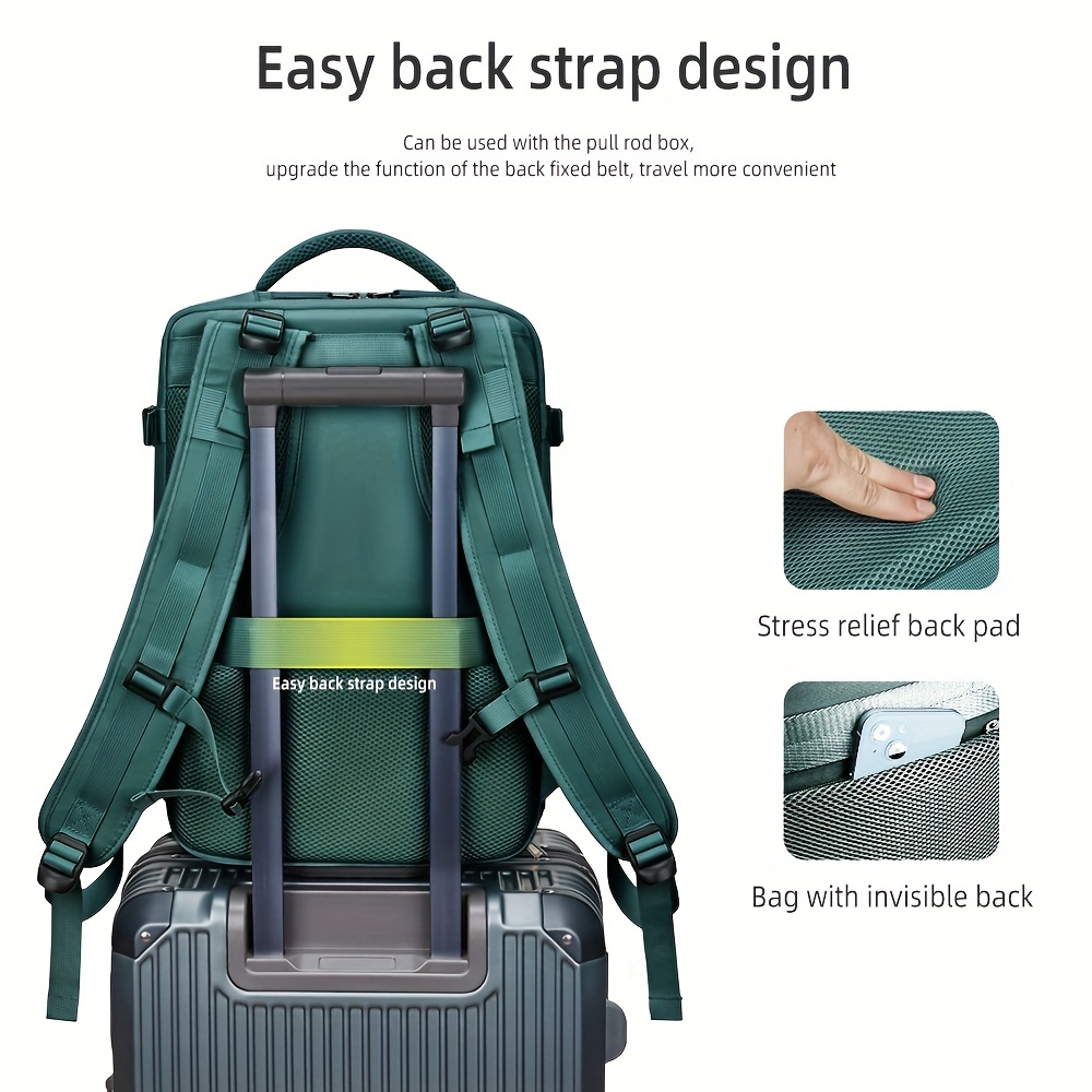 Waterproof Travel Backpack with USB Charging Port
