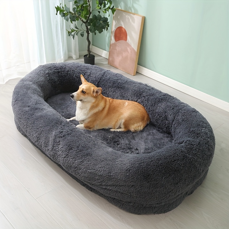 1個【柔らかい】ペットベッド 多機能 犬ベッド ふわふわ 暖かい 取外し