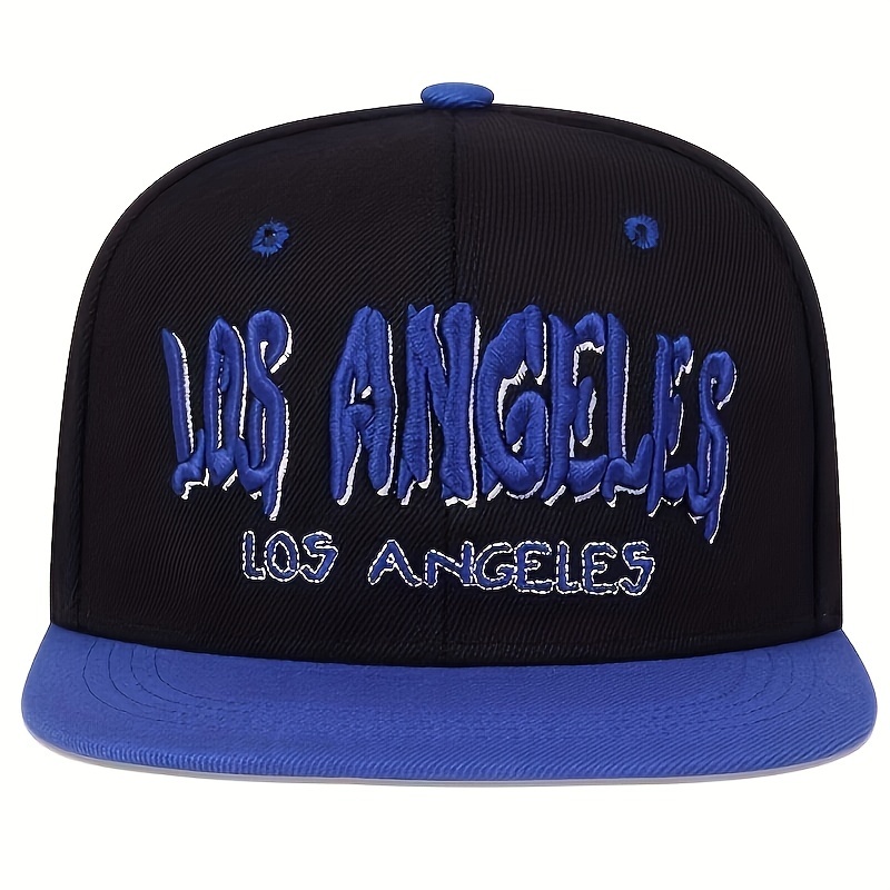 1pc Cappello Da Baseball Allaperto Regolabile Per Uomo Cappello Casual LOS ANGELES Ricamato Cappello Hip Hop dettagli 4