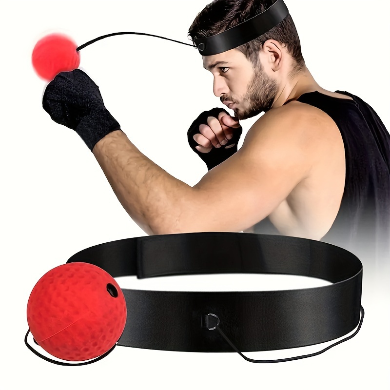 YMX BOXING Reflex Ball - Accessoire de Sport d'entrainement de Réflexe,  Coordination et Vitesse pour la Boxe - Bandeau et Elastique avec Balles en