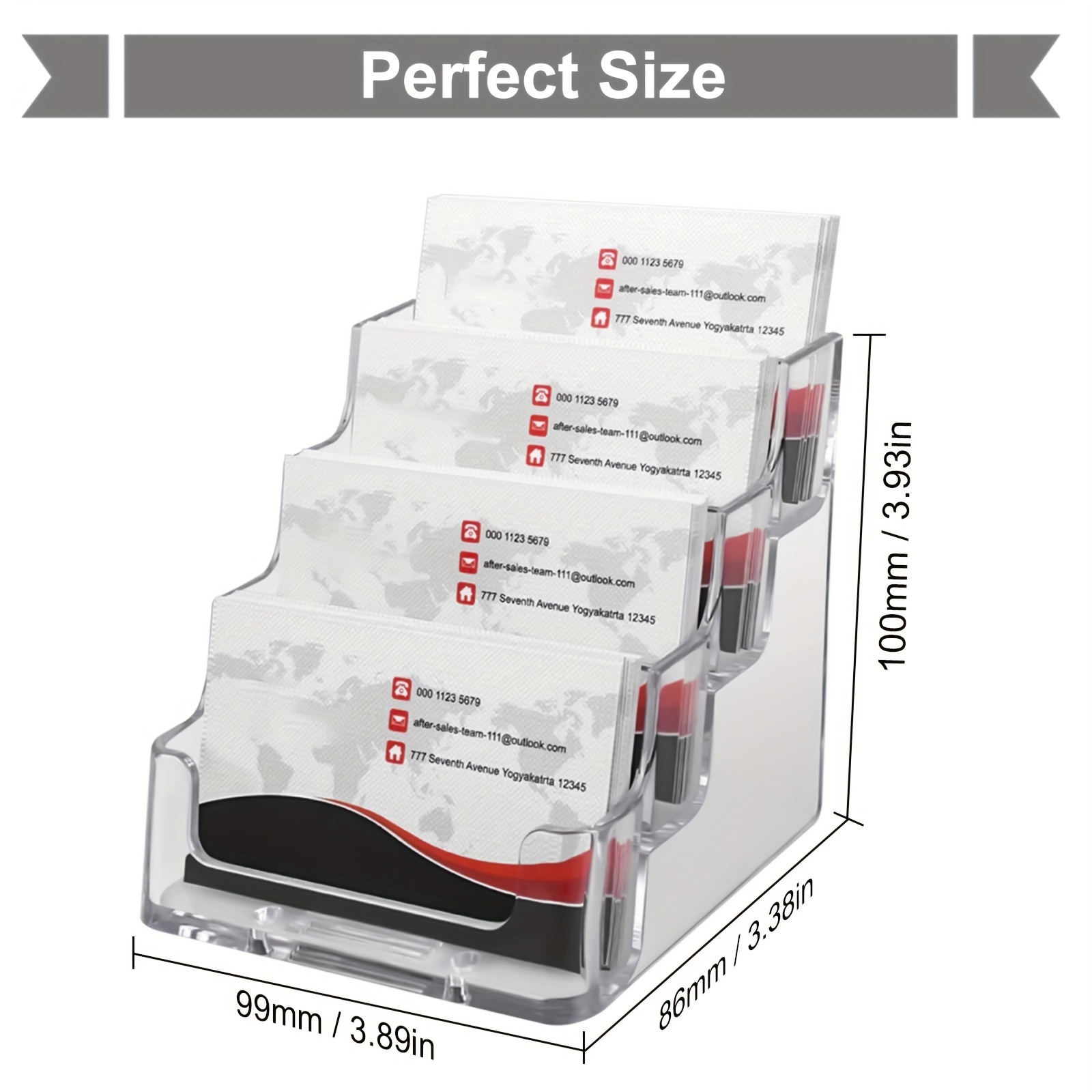 Business Card Holders & Cases, 4 Sizes