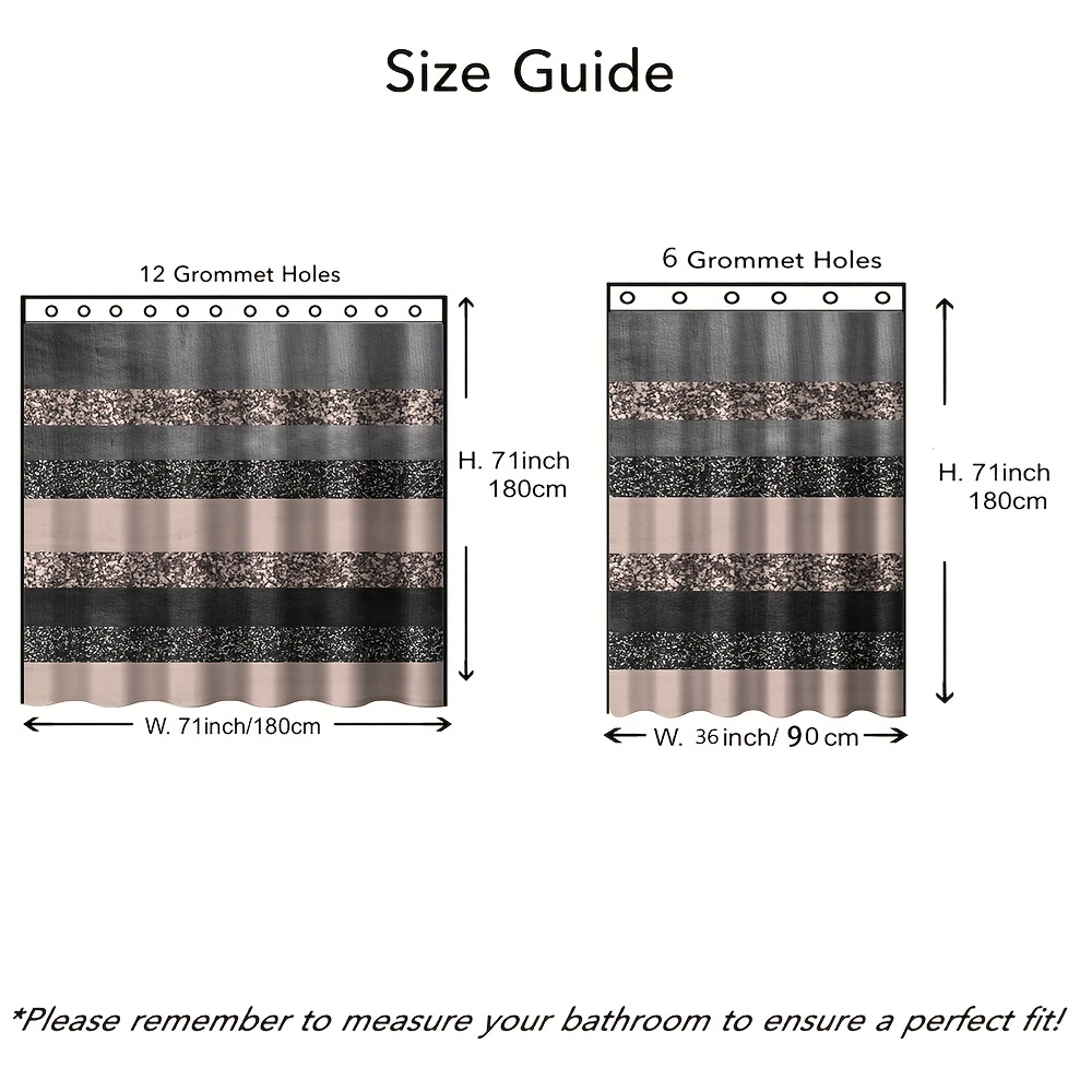 Shower Curtain Size Guide