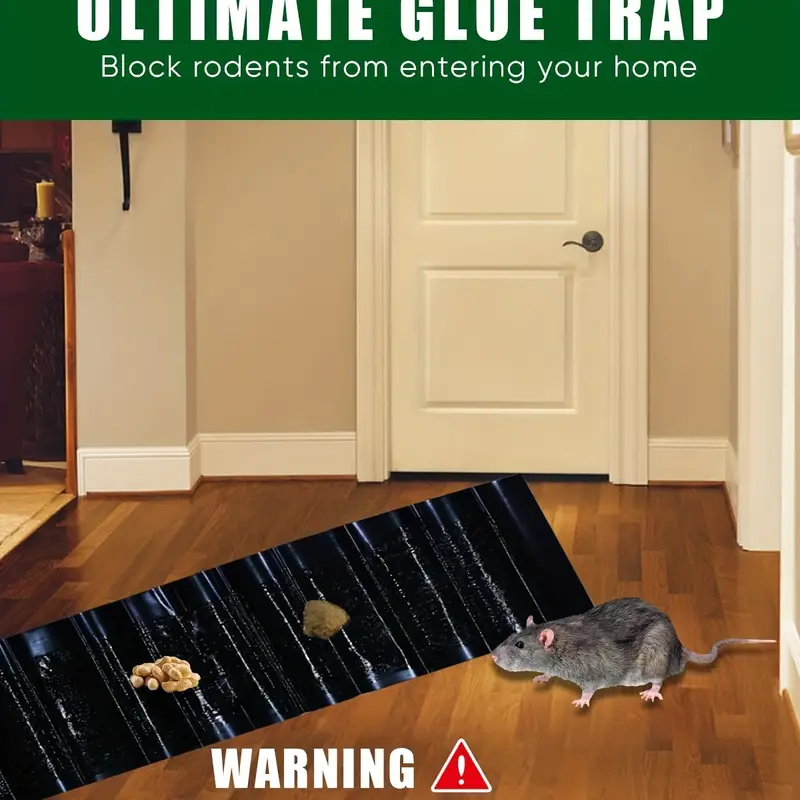  Sticky Mouse Trap Mouse Glue Traps Indoor Home Rat Traps  Enhanced Stickiness Trapping Pads Snakes Spiders Roaches for Mice and Rats Traps  Indoor for Home, Rodent Snakes Spiders Roaches (12Packs) 